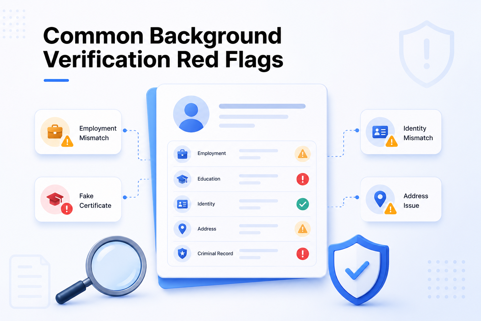 What Are the Most Common Background Verification Red Flags?
